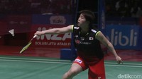 Pebulu tangkis asal Jepang itu sukses mengalahkan wakil dari India, Pusarla V Sindhu.