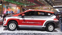 Untuk mesin, mobil Xpander ini telah dimodifikasi menggunakan mesin Mitsubishi 4B11 berkapasitas 1.600 cc. Foto: Rangga Rahadiansyah