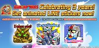 Ulang Tahun, Line Gundam Wars Beri Kejutan Buat Fans 