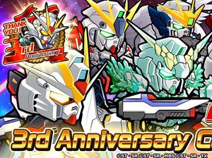 Ulang Tahun, Line Gundam Wars Beri Kejutan Buat Fans