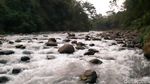 Foto Arung Jeram di Kali Elo Magelang Saat Matahari Terbenam
