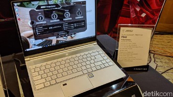 Ini Notebook Prestige PS42. (Foto: Adi Fida Rahman/detikINET)