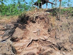 Struktur Bata Diduga Situs Kerajaan Ditemukan di Pasuruan