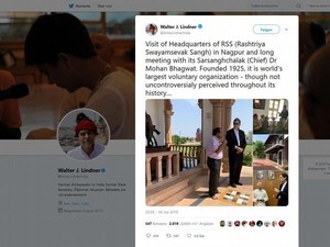Kunjungi Organisasi Pemuja Hitler, Dubes Jerman untuk India Picu Kontroversi