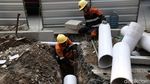 Penampakan Proyek Trotoar Cikini yang Bikin Macet