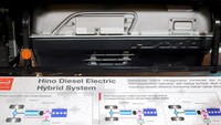 Hino merupakan produsen pertama di dunia yang mengembangkan teknologi hybrid untuk kendaraan komersial. Hino Dutro Hybrid menggunakan diesel electric hybrid system dengan kelebihan dapat menurunkan konsumsi bahan bakar, dimana konsumsi bahan bakarnya dapat menyentuh 13,6 Km per liternya.