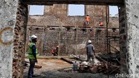Kebakaran yang terjadi di Museum Bahari pada 16 Januari 2018 silam menyebabkan kerusakan di sejumlah area di museum tersebut.