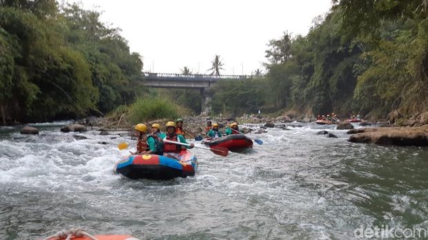 Rafting di Kali Elo