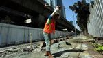 Pedestrian di Jalan Satrio Kuningan Dibenahi