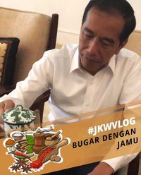 Jokowi Rutin Minum Racikan Kunyit Jahe  dan Temulawak Ini 