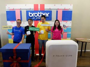 Sasar Industri Kreatif, Brother Luncurkan Printer P-Touch Cube