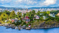 Norwegia sudah lama mendeklarasikan diri sebagai negara yang ramah lingkungan. Kota Oslo menjadi salah satu bukti dengan moda transportasi utama sepeda. (iStock)