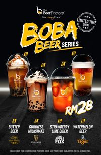 Sluuurp! Kini Ada 'Tapioca Beer', Bir Disajikan dengan Paduan Boba
