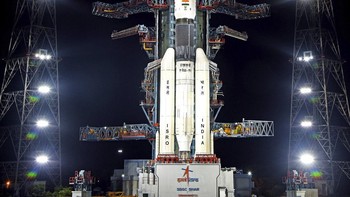 Semua perangkatnya dikembangkan sendiri oleh Indian Space Research Organization (ISRO). Foto: Associated Press