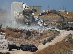 Israel Kembali Hancurkan Desa Badui Palestina di Tepi Barat