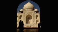 4. Taj Mahal, India. Rata-rata ada 1.063.000 pencarian di Google per bulannya. (Foto: Mark Dadswell/Getty Images)