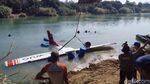 Penampakan Bangkai Cessna yang Jatuh di Indramayu