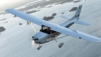 Cessna 172 Skyhawk, pertama kali diproduksi pada tahun 1956 dan hingga tahun 2015 sudah ada 44.000 ribu unit (Textron Aviation Inc)
