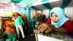 Aksi Ibu-ibu PKK Ramaikan Acara Gebyar Bunga 2019