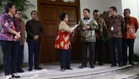 Prabowo berterima kasih atas jamuan Mega dan menunggu kunjungan balasan.