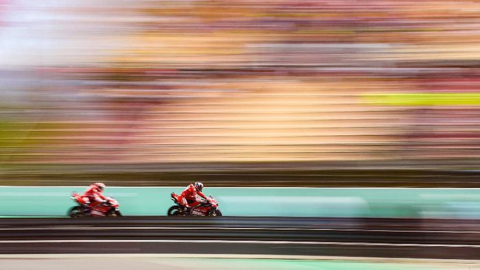 Danilo Petrucci mengungkapkan Ducati mesti berbuat lebih untuk menjaga persaingan kejuaraan.Foto: Mirco Lazzari gp / Getty Images