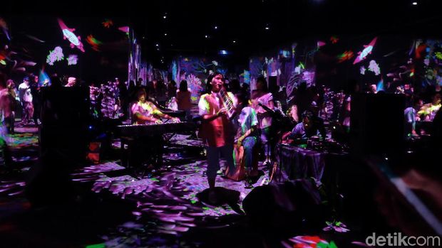 Lagu Anak Mengalun di 'teamLab Future Park' Jakarta