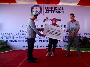 Pertamina Dukung Wanita Selam Indonesia Pecahkan Rekor Dunia Selam