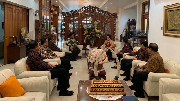 Pertemuan Megawati-Prabowo di Teuku Umar, Begini Suasananya Pertemuan Megawati-Prabowo di Teuku Umar, Begini Suasananya