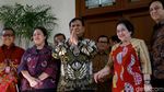 Senyum Semringah Megawati Saat Bertemu Prabowo