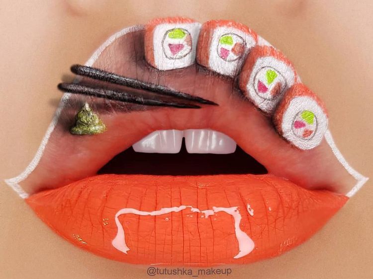 12 Lip Art Keren Tema Makanan Ini Bikin Auto Ngiler!