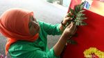 Aksi Ibu-ibu PKK Ramaikan Acara Gebyar Bunga 2019