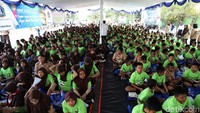 Pemerintah kota (Pemkot) Jakarta Utara mengajak anak-anak diwilayahnya untuk gemar memakan ikan.