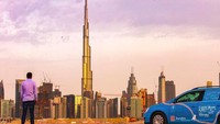 Tak pula Wakker melewatkan pesona Dubai, UEA. (plugmeintravel/Instagram)