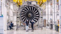 Markas besar Rolls-Royce Aerospace ada di Kota Derby, Inggris. Deru mesin meyelubungi sekitar 1.000 orang pekerja di sana (Rolls Royce/CNN)