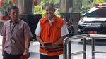Senyum Markus Nari Saat Akan Diperiksa KPK