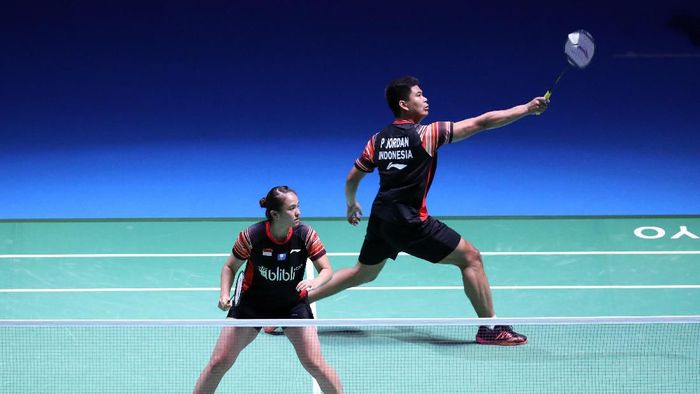 Praveen/Melati dan Tommy Sugiarto lolos ke semifinal Denmark Open 2019. (Foto: dok. Humas PBSI)