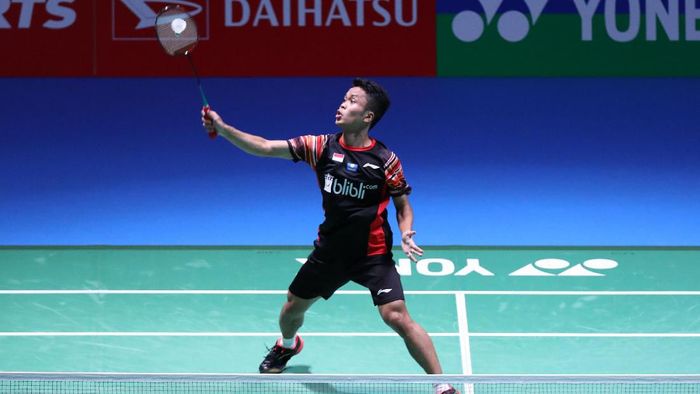 Anthony Sinisuka Ginting akan menghadapi Kento Momota di perempatfinal French Open 2019 (Foto: dok. Humas PBSI)