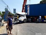 Puskesmas Crash Trailer Truck in Boyolali Completely evacuated