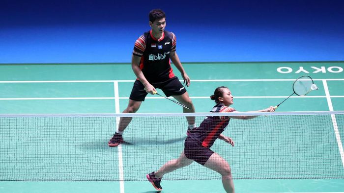 Ganda campuran memastikan tiket final Japan Open 2019 lewat duel Praveen Jordan/Melati Daeva Oktavianti dan Hafiz Faizal/Gloria Emanuelle Widjaja di semifinal (Foto: dok. Humas PBSI)