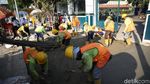 Trotoar Jalan Dr Sutomo Jakarta Pusat Direvitalisasi