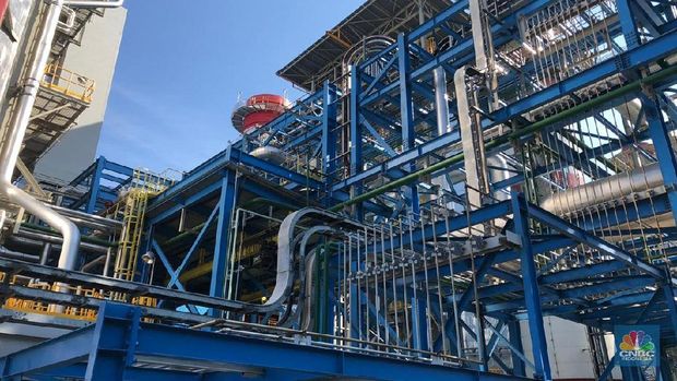 PLTGU Grati PT. Indonesia Power, Jawa Timur (CNBC Indonesia/Chandra Gian Asmara)