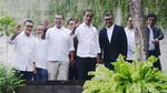 Senyum Jokowi dan Elite Koalisi di Rapat Pembubaran TKN