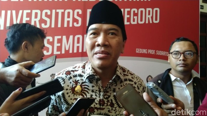 Rektor Undip, Yos Johan Utama, Jumat (26/7/2019).