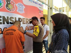 Duh, Pasutri di Aceh Kompak Nyuri HP di 12 Lokasi untuk Main Judi
