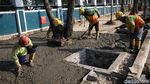 Trotoar Jalan Dr Sutomo Jakarta Pusat Direvitalisasi