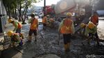 Trotoar Jalan Dr Sutomo Jakarta Pusat Direvitalisasi