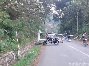 Erupsi Gunung Tangkuban Perahu, Kawasan Wisata Tutup Sementara
