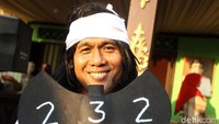 Wiro Sableng lengkap dengan kampaknya juga ikut memeriahkan acara tahunan tersebut. Namun kampak yang dibawanya tidak bertuliskan 212, melainkan 232.