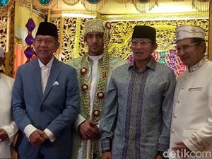 Sandiaga Uno Jadi Saksi Pernikahan Mantan Istri Tommy Kurniawan