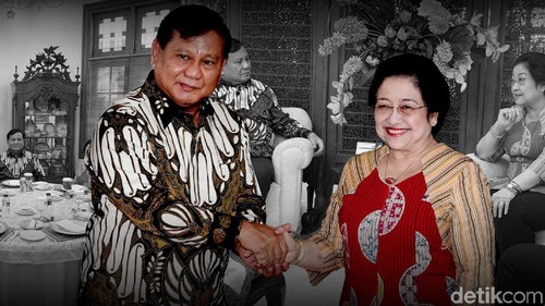 Ilustrasi Prabowo-Megawati
